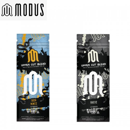 MODUS UPPER CUT BLEND DELTA 8 + THC-H + THC-JD LIVE RESIN PRE ROLLS 2GM/2CT/10PK